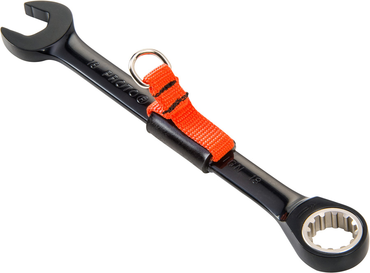 Proto® Tether-Ready Black Chrome Combination Non-Reversible Ratcheting Wrench 17 mm - Spline - Benchmark Tooling