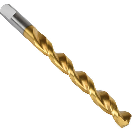 #10 Precision Twist Drill HSS TiN QC 135 Jobber Drill ANSI Series QC21G E-code # QC21GN10 - Benchmark Tooling