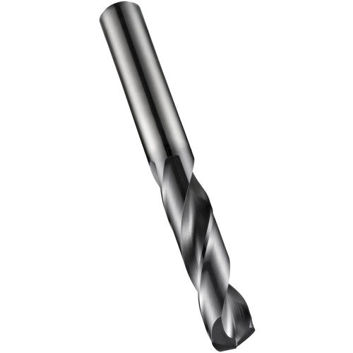 41/64″ Dia. × 18 mm Shank × 73 mm Flute Length × 123 mm OAL, 140°, TiAlN, External Coolant, DIN 6535 HA | DIN 6537 K, Round Solid Carbide Drill - Exact Industrial Supply