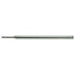 .075 x 1/8 x .112 LOC x 2-1/2 OAL (.375'' Reach) 3 Flute Miniature Solid Carbide End Mill-Uncoated - Benchmark Tooling