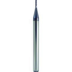 .045 x 1/8 x .135 x 1-1/2 4FL W/ .005 C/R End Mill-AlTiN - Benchmark Tooling