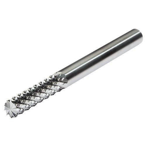 RDA-40 3/16 Dia. × 2 OAL Diamond-Cut Fluting Pattern Routers - Uncoated - Benchmark Tooling