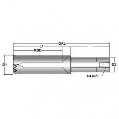 SP54X25-200L Revolution Drill Holder - Benchmark Tooling
