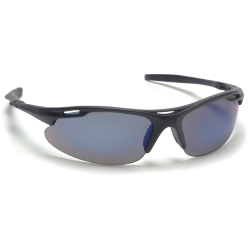 Safety Glasses - Blue Mirror Lens, Black Frame, Avante - Benchmark Tooling