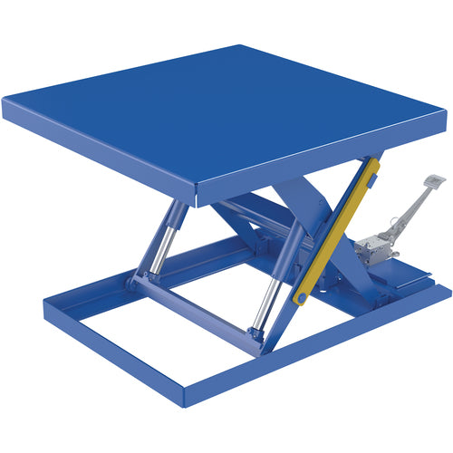 Scissor Lift Table 42 × 42 2000 Foot Pump - Exact Industrial Supply