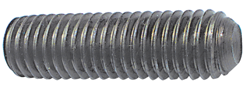 7/16-14 x 1-1/2 - Black Finish Heat Treated Alloy Steel - Socket Set Screws - Cup Point - Benchmark Tooling