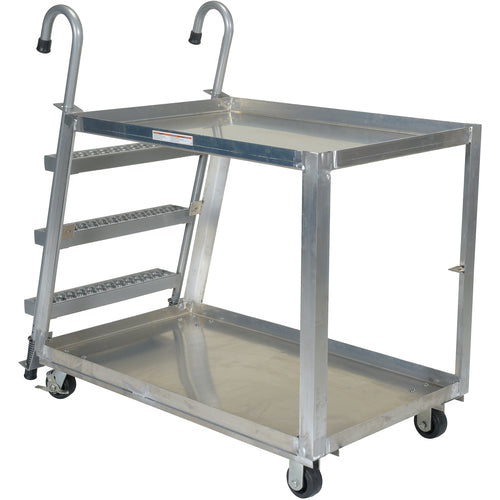 Stock Picker Aluminum 28 × 48 660 lb - Exact Industrial Supply