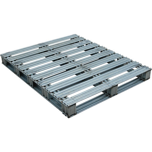 Galvanized Finished Steel Pallet 40 × 48 - Exact Industrial Supply