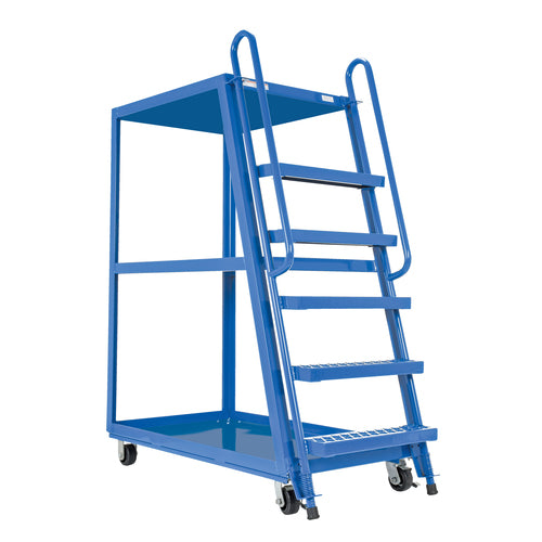 High Frame Cart 27.5 × 51 Mold-On-Rubber - Exact Industrial Supply