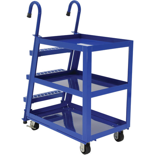 Stock Picker 3 Shelf 22 × 36 Mold/Rubber - Exact Industrial Supply