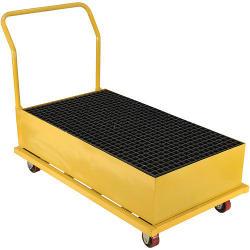 Yel Spill Pallet-Vertical 1.2K 54 × 34 × 40 - Exact Industrial Supply