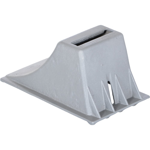Cast Steel Slope Wheel Chock 15.5 × 8.75 - Exact Industrial Supply