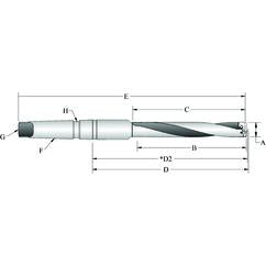 24010H-3IS-52 T-A® Spade Blade Holder - Helical Flute- Series 1 - Benchmark Tooling