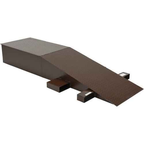 Steel Wheel Riser 84L × 24W × 12.25H - Exact Industrial Supply