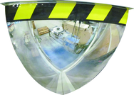 48" Quarter Dome Mirror-Safety Border - Benchmark Tooling