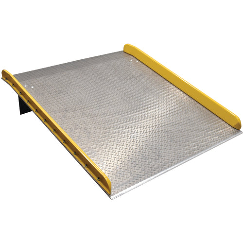 Aluminum Dock Board Steel Curb 15K 60 × 72 - Exact Industrial Supply