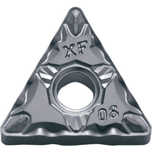 TNMG 332 XF TN620, 1/32″ Corner Radius, 3/16″ Thick, 3/8″ Inscribed Circle, TiCN, Triangle, Turning Indexable Insert - Exact Industrial Supply