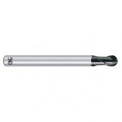 10mm Dia. - 80" OAL - Carbide - Ball End HP End Mill-2 FL - Benchmark Tooling