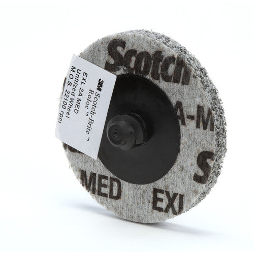 Scotch-Brite Roloc EXL Unitized Wheel TR 3″ × 1/4″ x NH 2A MED
