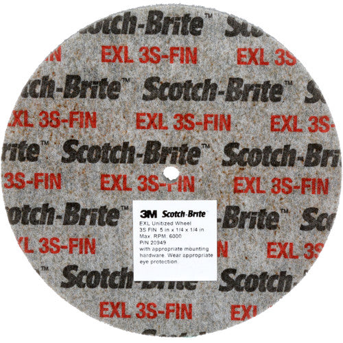 Scotch-Brite SST Unitized Wheel 8″ × 1/4″ × 5/8″ 5A FIN