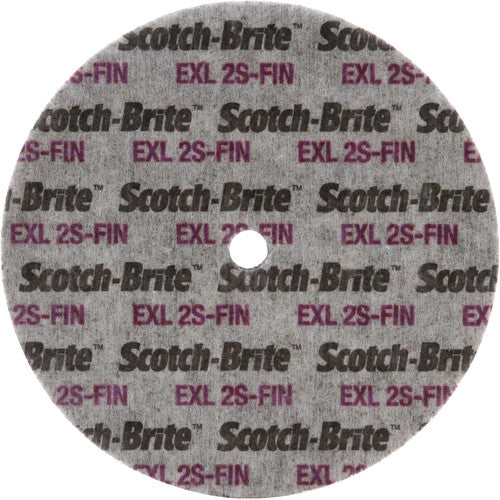 Scotch-Brite EXL Unitized Wheel XL-UW 3S Fine 8″ × 1/4″ × 1/2″