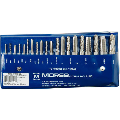 4-48NF THRU1/2-2ONF SET OF 20 MCT