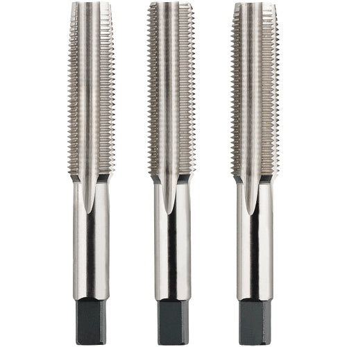 1/4-28 H3 4-Flute High Speed Steel Hand Tap Set-Bright Series/List #2046 - Benchmark Tooling