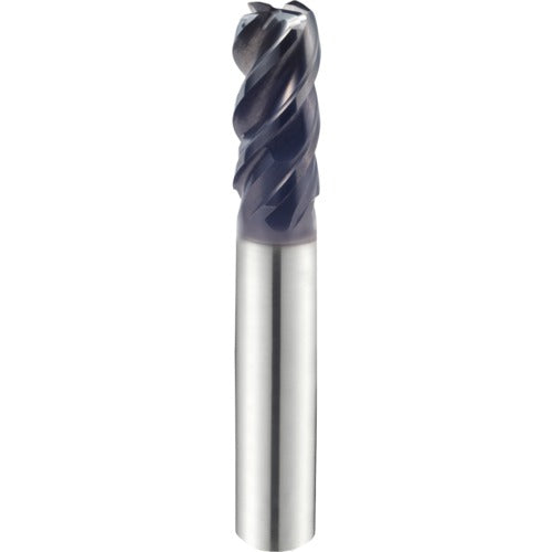 1″ × 1″ × 3″ × 6″ 4 Flute 0.0300″ C/R Carbide End Mill-Plain Shank - Y-Coating