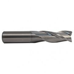 1/2 TuffCut Std. Length Center Cutting 3 Fl End Mill TiCN Coated - Benchmark Tooling