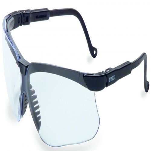 Genesis Black Frame - Clear HydroShieldÆ Anti-Fog Lens Safety Glasses - Benchmark Tooling
