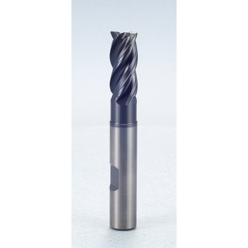 5/8″ × 5/8″ × 3/4″ × 5″ 4 Flute Square End Carbide End Mill-Flat Shank - Y-Coating - Exact Industrial Supply