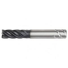 3/4x3/4x1-1/2x3-1/4x5-1/2 .030R 5FL Carbide End Mill-Weldon Shank-AlTiN - Benchmark Tooling