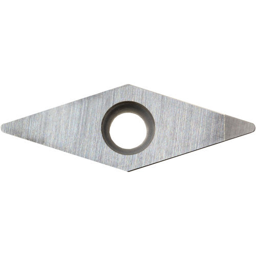 VBGW 2205 SE KBN25M, 0.0079″ Corner Radius, 1/8″ Thick, 1/4″ Inscribed Circle, MEGACOAT, Diamond, Turning Indexable Insert - Exact Industrial Supply