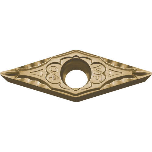 VBMT 332 VF PV90, 1/32″ Corner Radius, 3/16″ Thick, 3/8″ Inscribed Circle, TiN, 35 Degree Diamond, Turning Indexable Insert