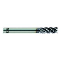 3/8 x 3/8 x 1/2 x 2 5Fl Square Carbide End Mill - TiALN - Benchmark Tooling