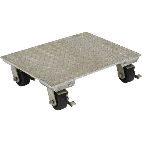 Alum Plate Dolly 1200 Cap 14 × 18 Swivel - Exact Industrial Supply