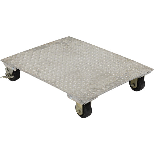 Aluminum Plate Dolly 1.2K lb Cap 24 × 30 - Exact Industrial Supply