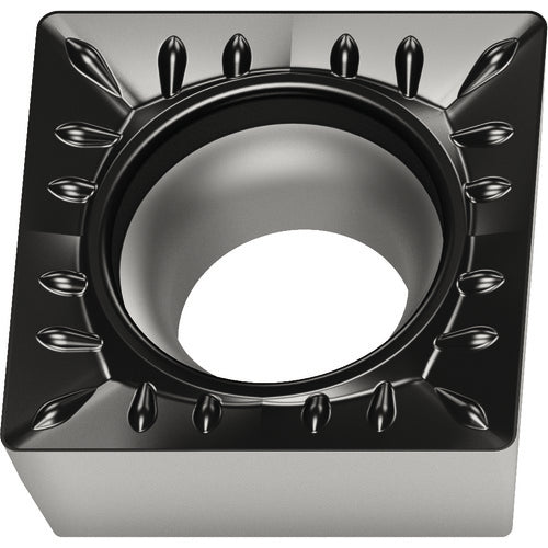 SCMT 433 T|Single-sided WPP30S, 3/64″ Corner Radius, 3/16″ Thick, 1/2″ Inscribed Circle, Square, Turning Indexable Insert - Benchmark Tooling