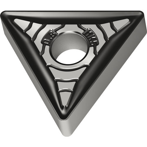 TNMG 331 G|Double-sided WKK10S, 1/64″ Corner Radius, 3/16″ Thick, 3/8″ Inscribed Circle, 60° Triangle, Turning Indexable Insert - Benchmark Tooling