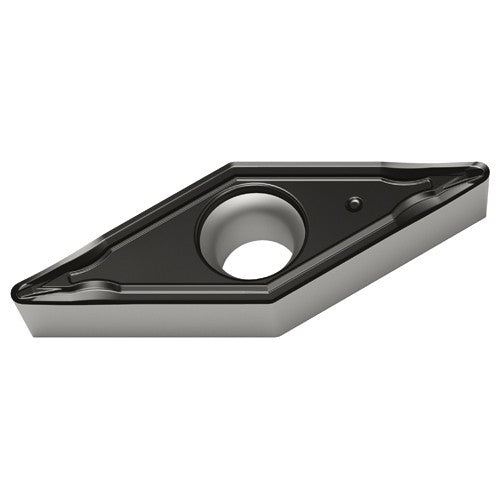 VCMT 331 Single-sided|T WPP10S, 1/64″ Corner Radius, 3/16″ Thick, 3/8″ Inscribed Circle, 35° Diamond, Turning Indexable Insert - Benchmark Tooling