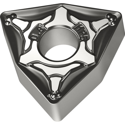 WNMG 433 G|Double-sided WPP20S, 3/64″ Corner Radius, 3/16″ Thick, 1/2″ Inscribed Circle, 80° Trigon, Turning Indexable Insert - Benchmark Tooling