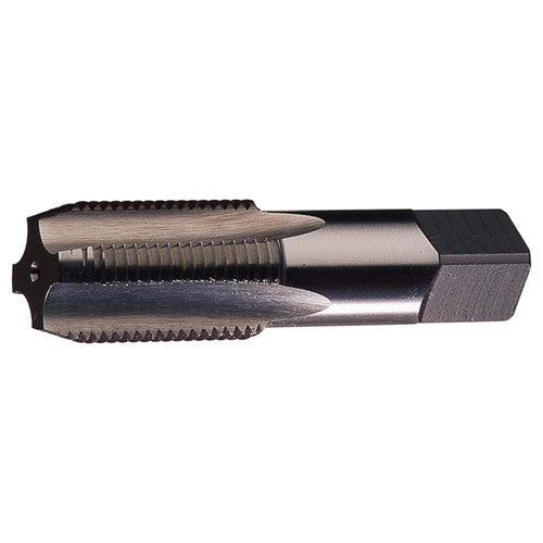1/2-14 NPS 4 Flute HSS Medium Hook Straight NPS Thread Straight Pipe Tap- Bright - Exact Industrial Supply