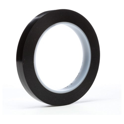 3M Vinyl Tape 471 Black 1/2″ × 36 yd 5.2 mil - Benchmark Tooling