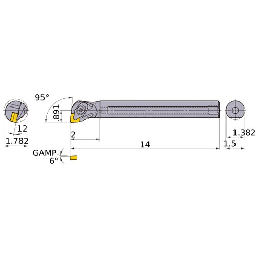 S-DCLNL-244-C BORING BAR
