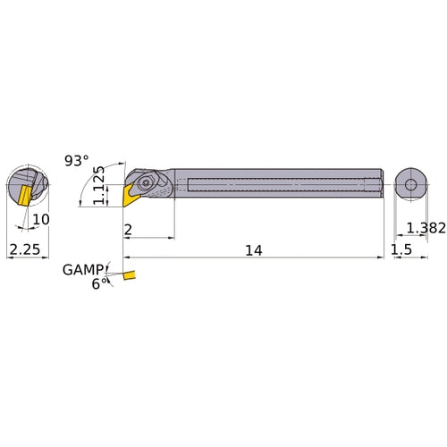 S-DDUNL-244-C BORING BAR