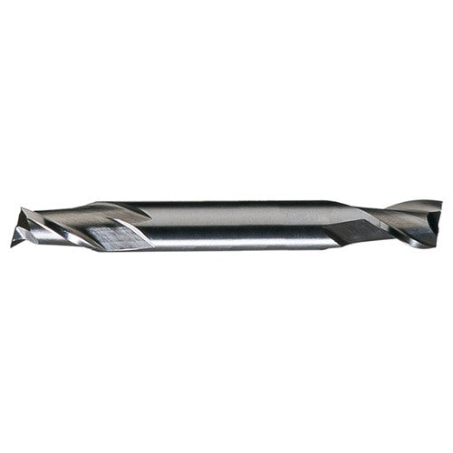 1/16″ × 3/16″ x .0938″ × 2″ RHS / RHC HSS HSS Double End 2-Flute Center Cutting Finishing End Mill - Bright