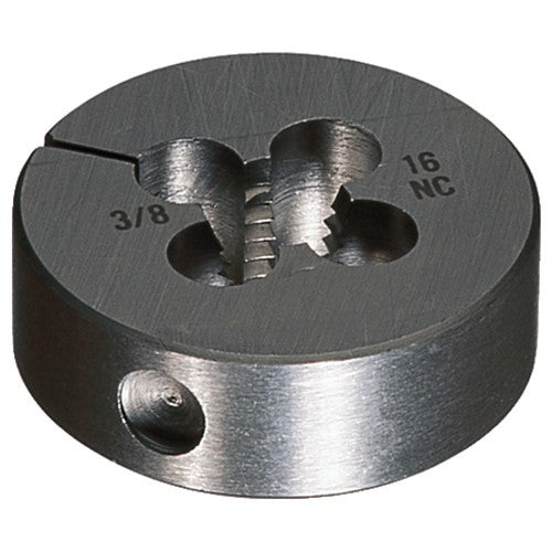3/8–24 1–1/2 OD 0710 HSS Round Adjustable Die - Exact Industrial Supply