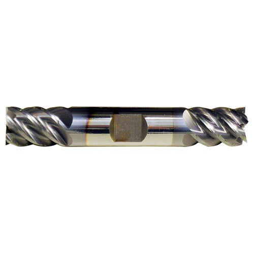 3/8″ × 3/8″ × 1/2″ × 2-1/2″ RHS / RHC Solid Carbide 5-Flute High-Performance End Mill - TiAlN - Exact Industrial Supply