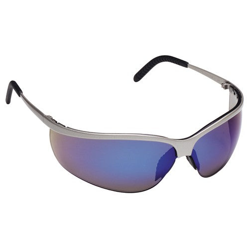 3M Metaliks Sport Protective Eyewear. 11540-10000-20 Blue Mirror Lens Nickel Frame - Benchmark Tooling