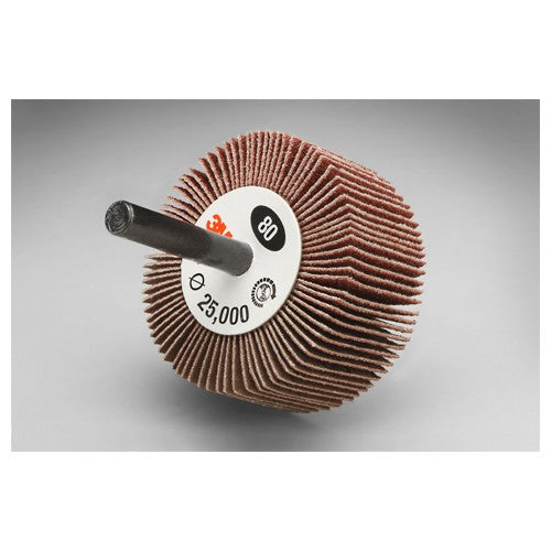 3M Flap Wheel 244D Type 83 2″ × 1″ × 1/4″ 80 X-weight - Benchmark Tooling